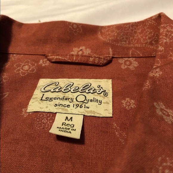 ⬇️$20 Cabela’s Denim style jacket floral paisley - Picture 7 of 8